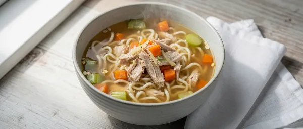 Hähnchen-Ramen-Suppe