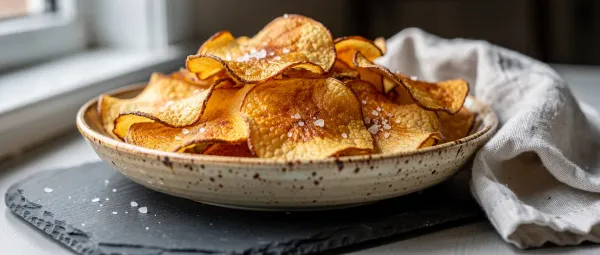 Hausgemachte Kartoffelchips