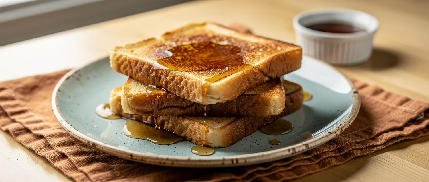 Buttermilch-Arme-Ritter mit Ahornsirup