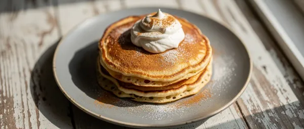 Eierpunsch-Pfannkuchen