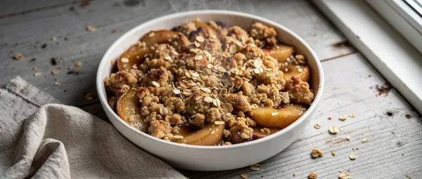 Apfel-Ahorn-Streuselkuchen