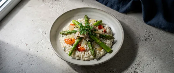 Spargel-Trüffel-Risotto