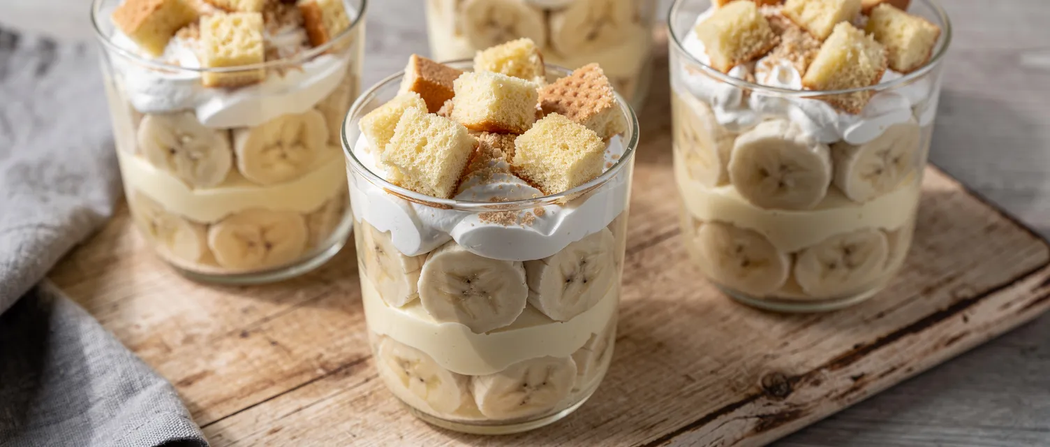 Bananen-Schichtdessert