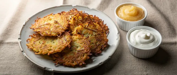 Knusprige Kartoffelpuffer aus der Heißluftfritteuse