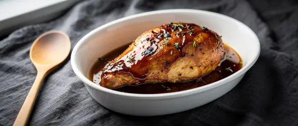 Gebackenes Honig-Barbecue-Hähnchen