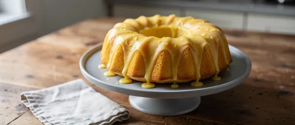 Zitronen-Pudding-Gugelhupf