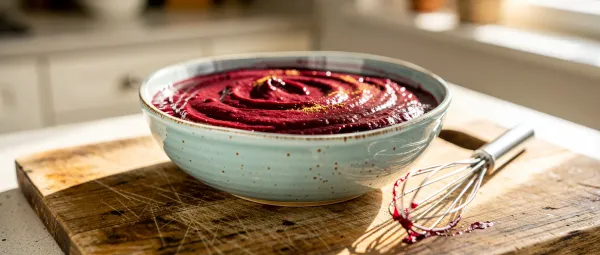 Sprudelndes Preiselbeer-Dressing