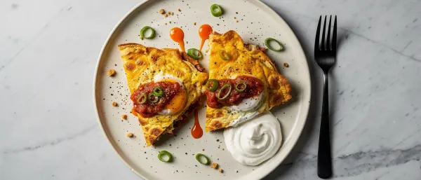 Mexikanische Tortilla-Eier aus dem Ofen