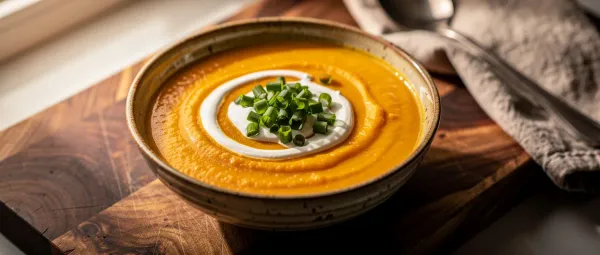 Kürbis-Curry-Suppe