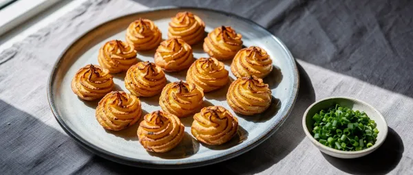 Köstliche Herzoginkartoffeln