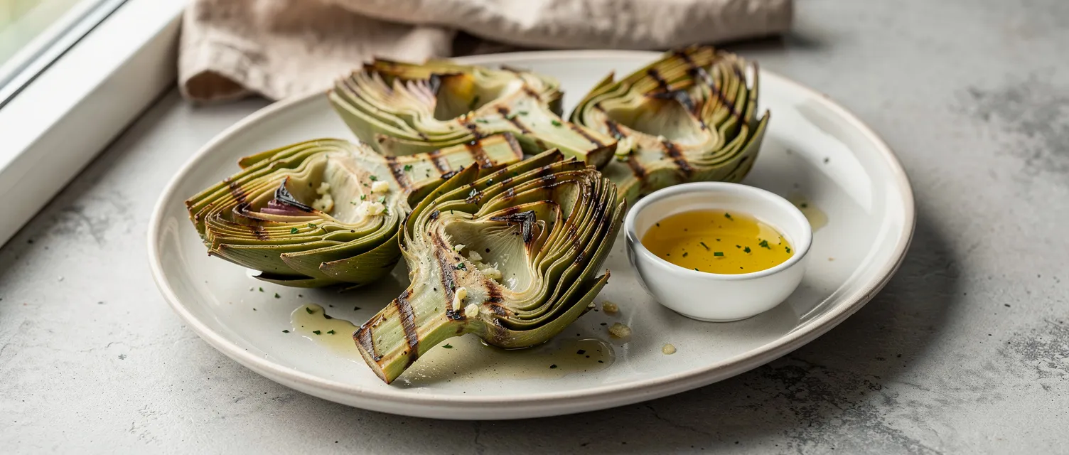 Gegrillte Knoblauch-Butter-Artischocken