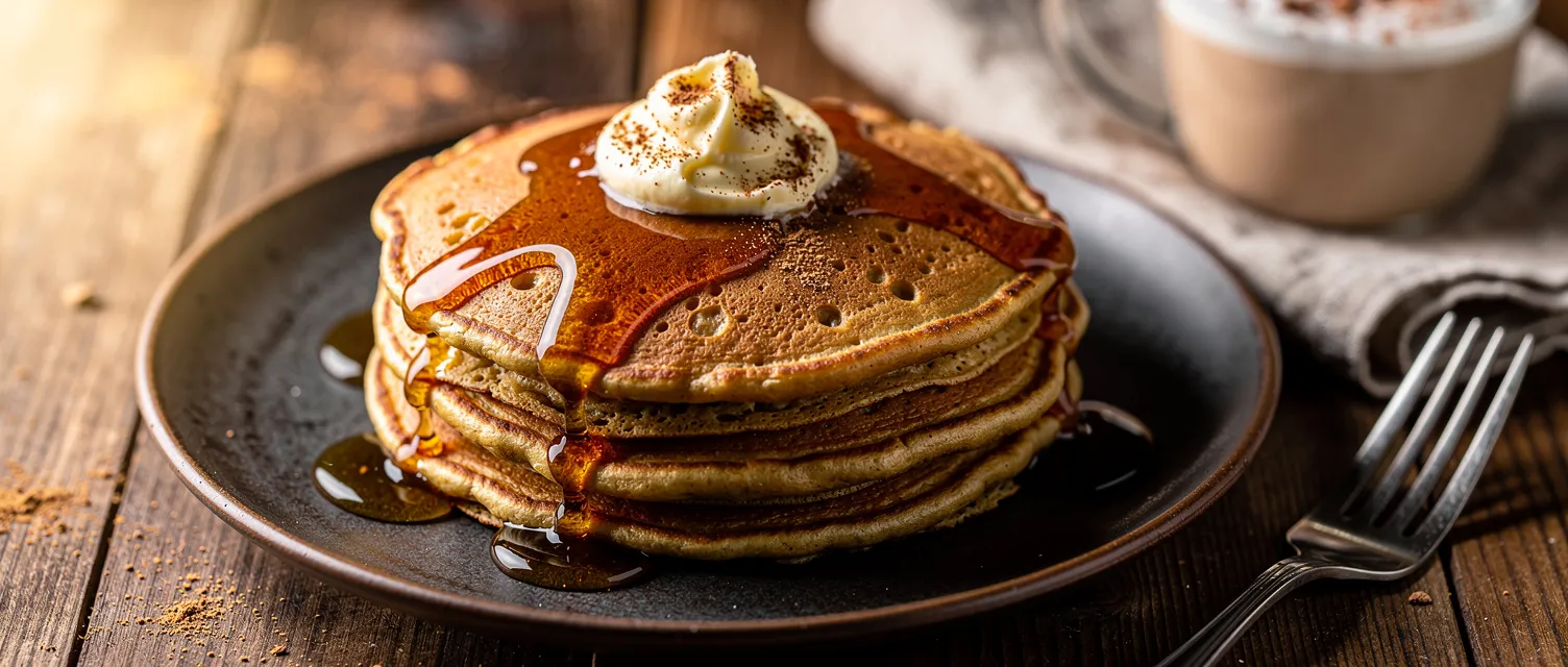 Kürbisgewürz-Latte-Pfannkuchen