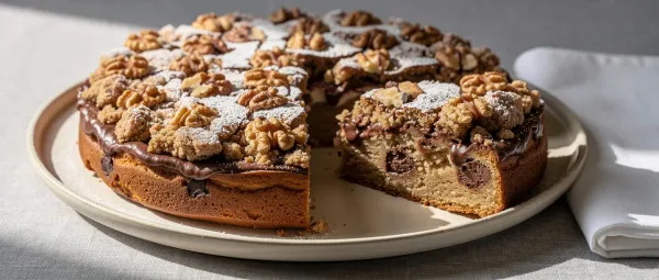Schokoladenstreusel-Kuchen mit Sauerrahm
