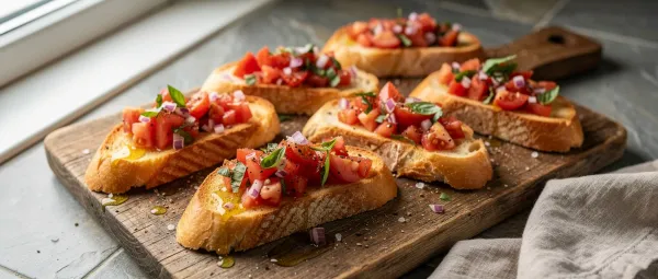 Einfache Bruschetta