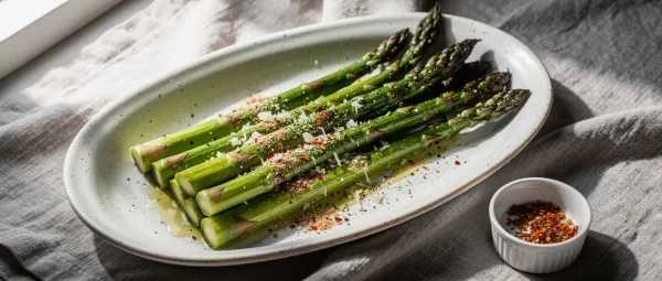 Spargel aus der Heißluftfritteuse
