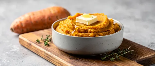 Kartoffelpüree aus Süßkartoffeln
