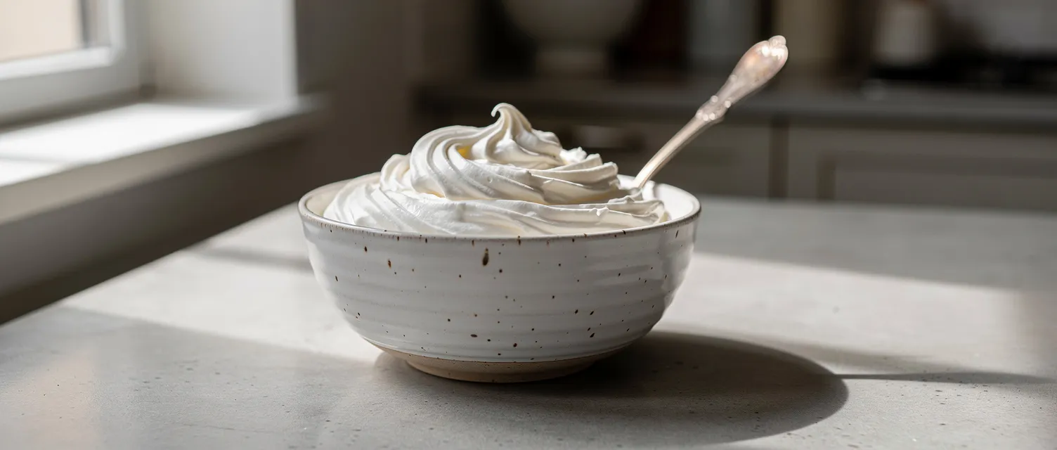 Cremiger Weißer Zuckerguss