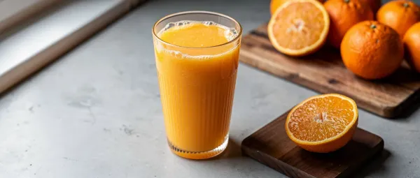 Frisch gepresster Orangensaft