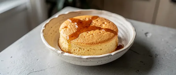 Mikrowellen-Biskuitpudding
