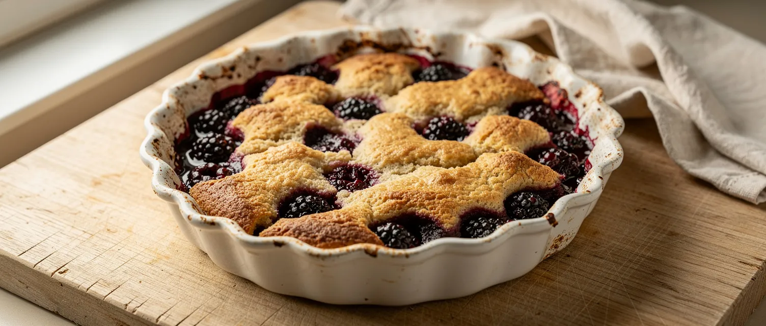 Preisgekrönter Brombeer-Cobbler