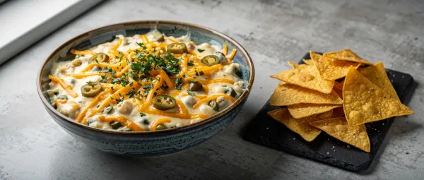 Würziger Bierkäse-Dip