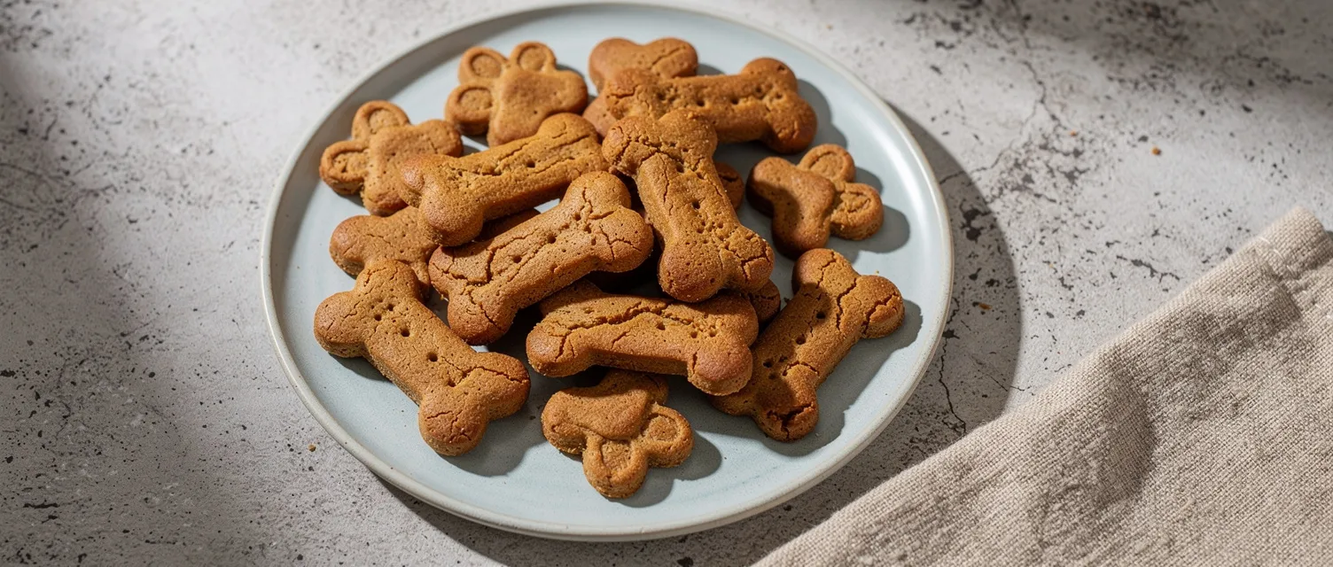 Erdnussbutter-Hundekekse