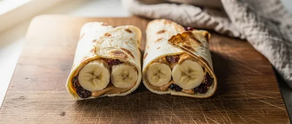 Frucht-Tortilla-Röllchen