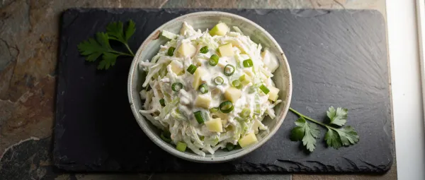 Cremiger Apfel-Krautsalat