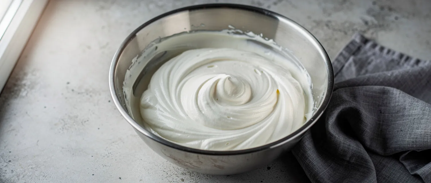 Einfacher Weißer Tortenguss