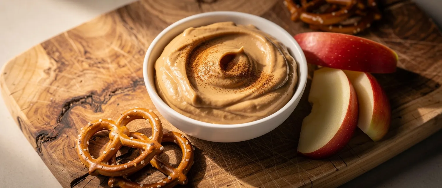 Cremiger Erdnuss-Joghurt-Dip mit Gewürzen