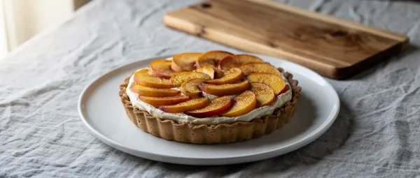 Pfirsich-Frischkäse-Torte