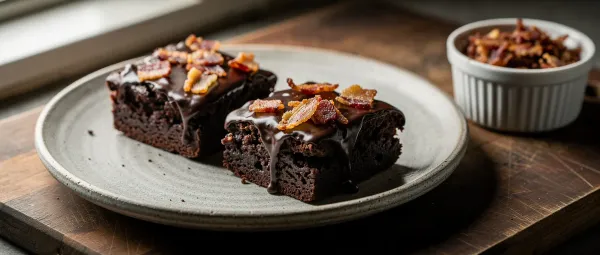 Pfeffer-Limonaden-Speck-Brownies