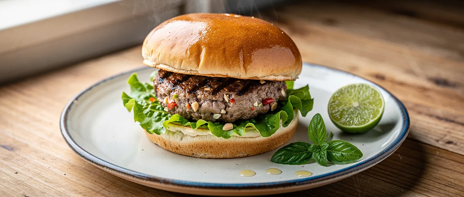 Thai-Burger mit Limette