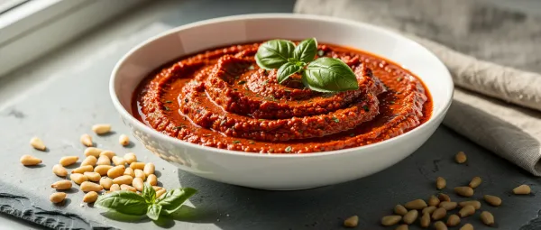 Rotes Pesto mit Getrockneten Tomaten