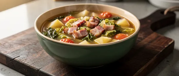 Irische Speck- und Kohlesuppe