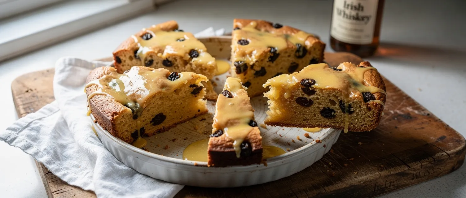 Irischer Whiskey-Kuchen mit Rosinen