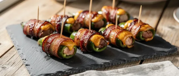 Enten-Jalapeño-Poppers mit Speck