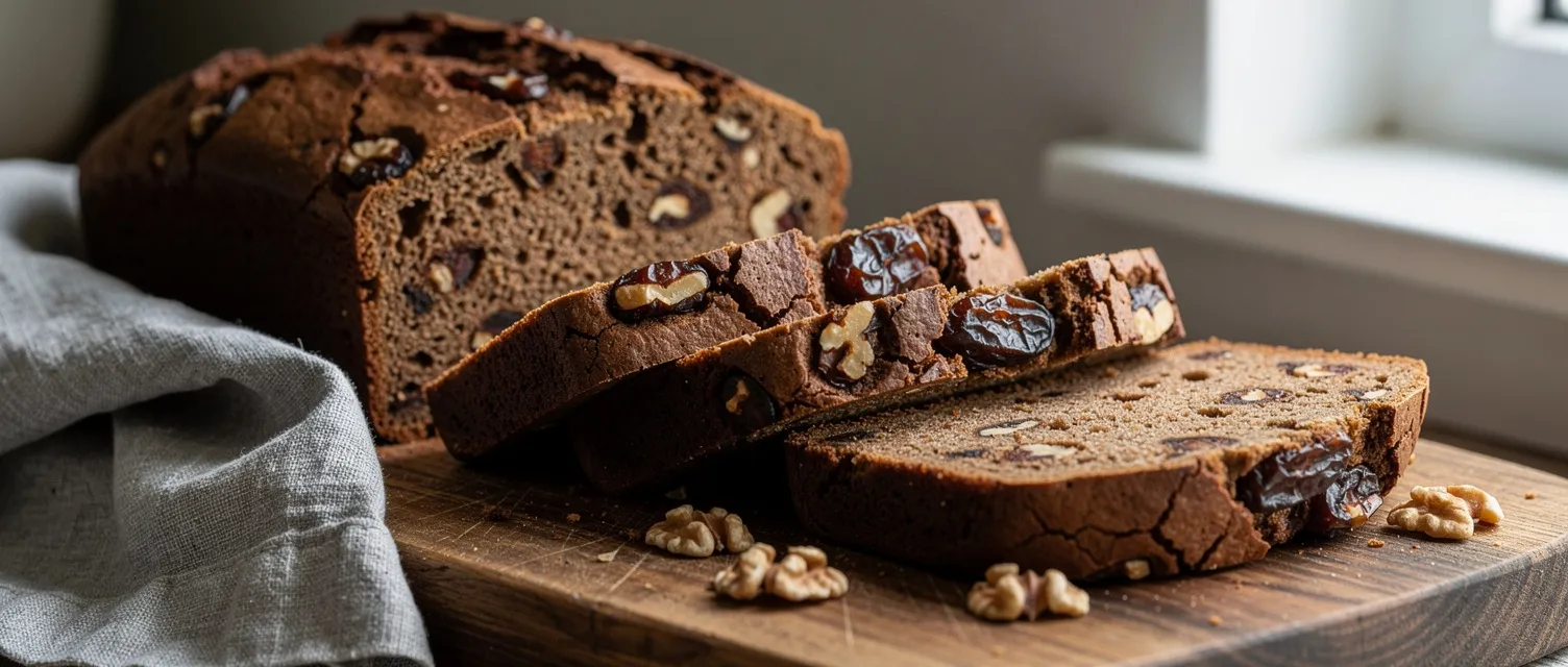 Saftiges Dattel-Nuss-Brot