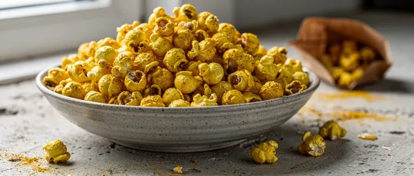 Curry-Mikrowellen-Popcorn