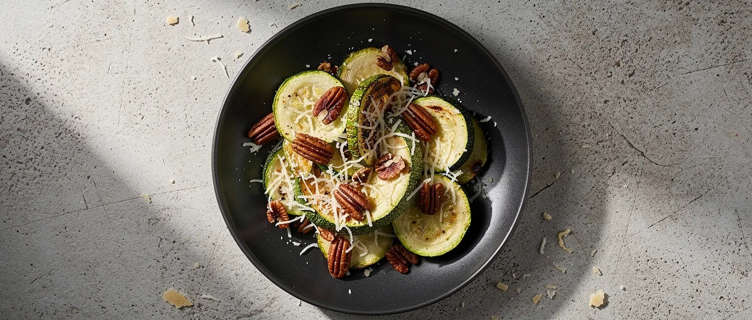 Zucchini-Pekannuss-Pfanne