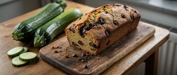 Saftiges Zucchinibrot mit Schokoladenstückchen