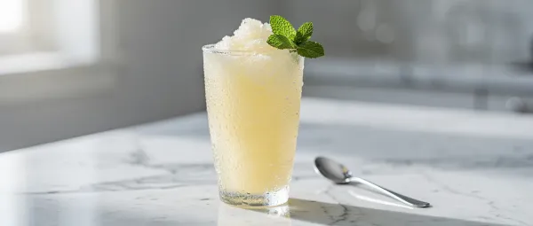 Zitronen-Whiskey-Slush