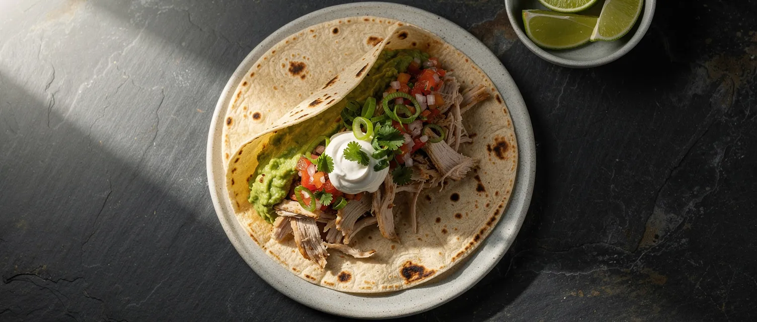 Überbackene Hähnchen-Tacos mit Zitrusmarinade