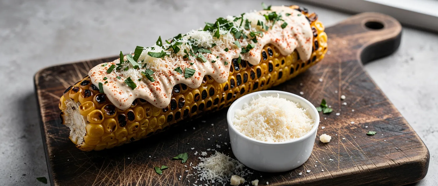 Gegrillter Maiskolben mit Cajun-Würzbutter