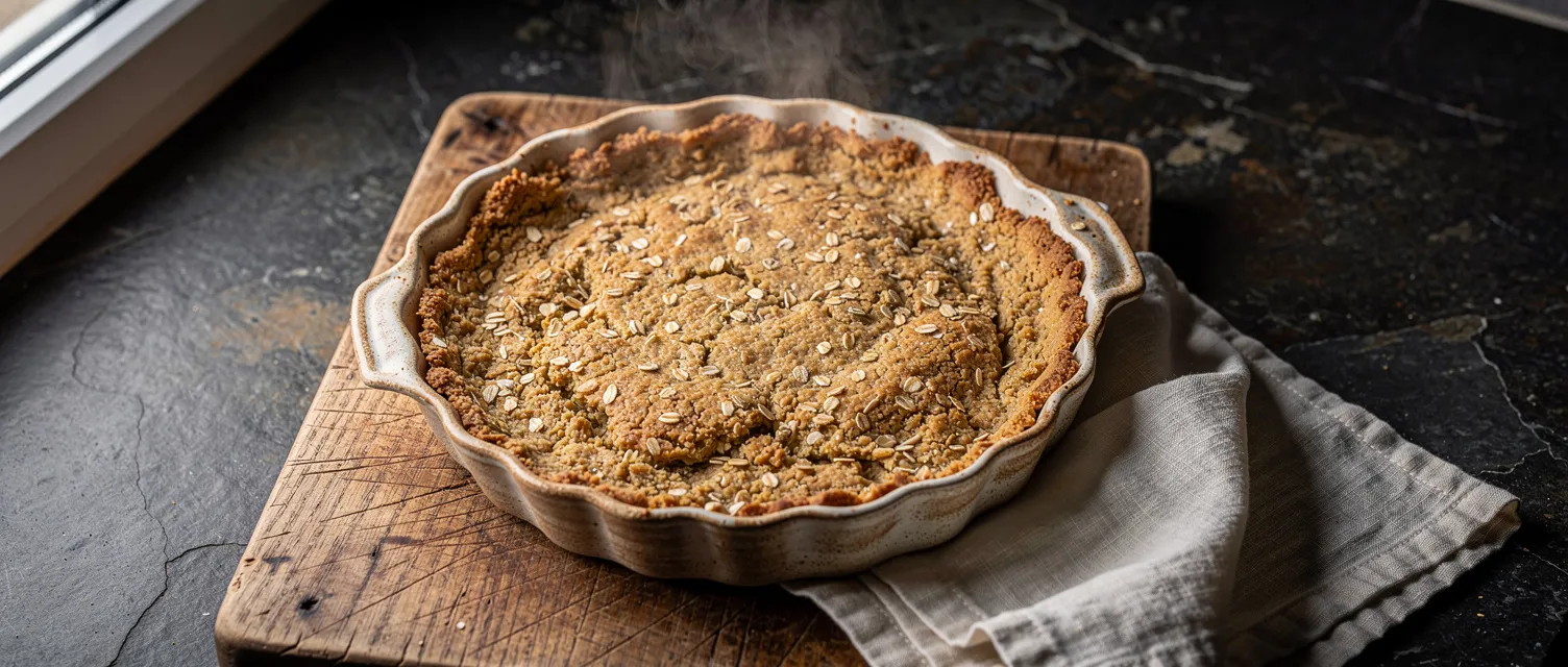 Haferflocken-Tortenboden