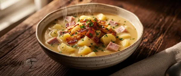 Cremige Kartoffelsuppe aus dem Slow Cooker