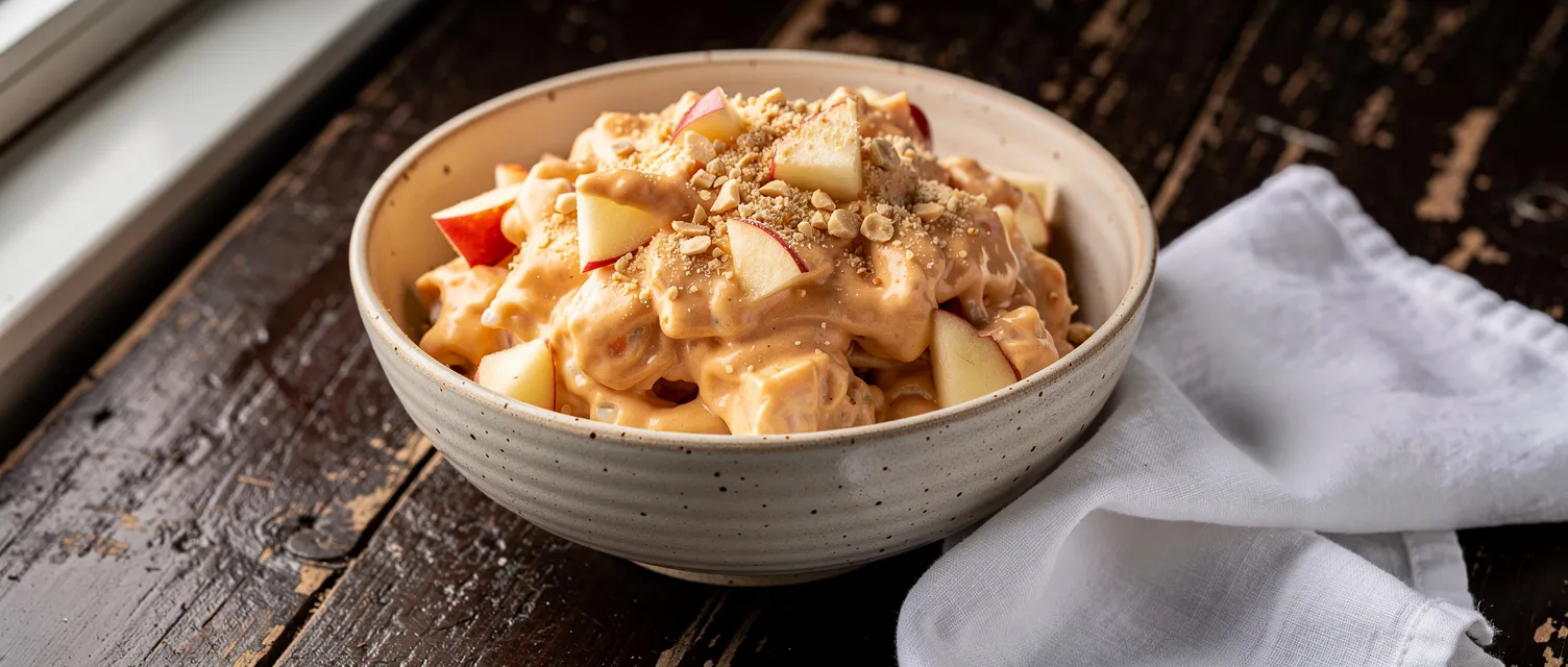 Einfacher Karamell-Apfel-Salat