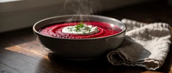 Einfache Tomaten-Rote Bete Suppe