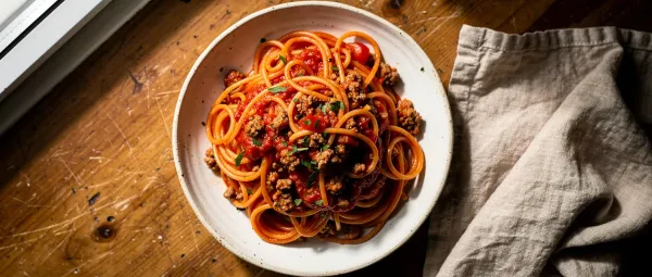 One-Pot Pasta mit Hackfleischsauce