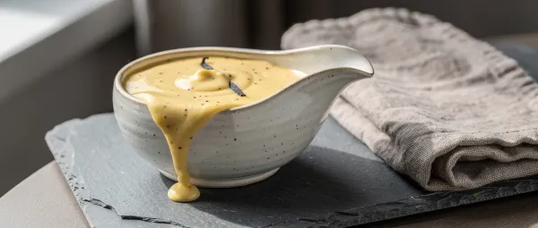 Pflaumenpudding-Sauce mit Vanille